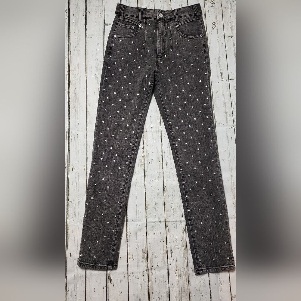 Anthopologie Pilcro Ultra High Rise jeans Beaded / jeweled **host pick**